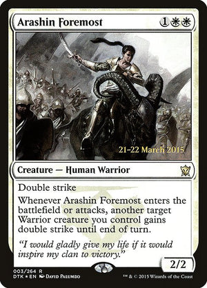 Arashin Foremost (3s) [Dragons of Tarkir Promos]