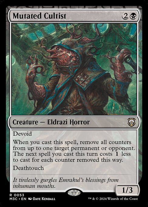 Mutated Cultist (53) [Modern Horizons 3 Commander]