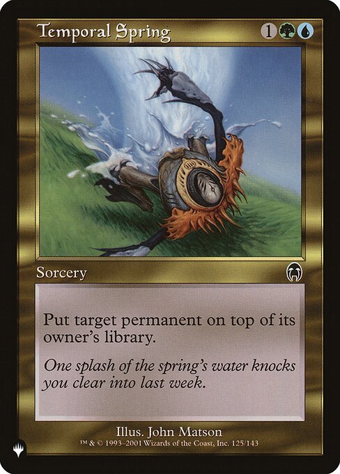 Temporal Spring (APC-125) [The List]