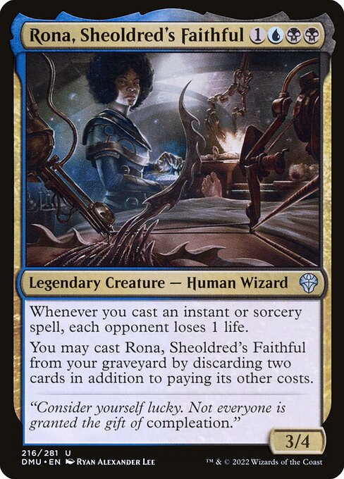 Rona, Sheoldred's Faithful (216) [Dominaria United]