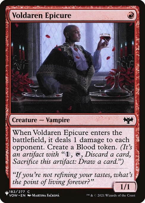 Voldaren Epicure (VOW-182) [The List]