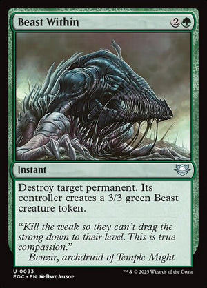 Beast Within (93) [Edge of Eternities Commander]