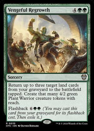 Vengeful Regrowth (35) [Outlaws of Thunder Junction Commander]