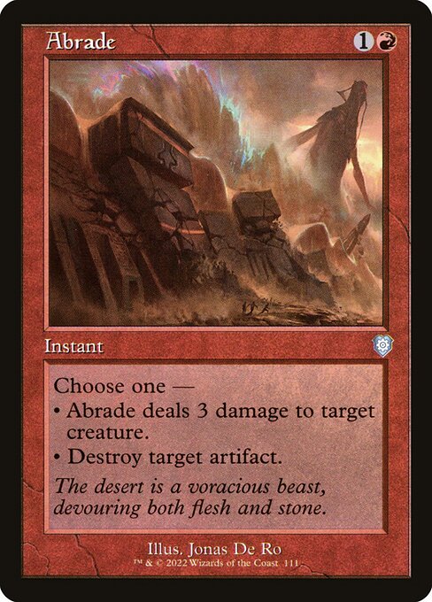 Abrade (111) [The Brothers' War Commander]