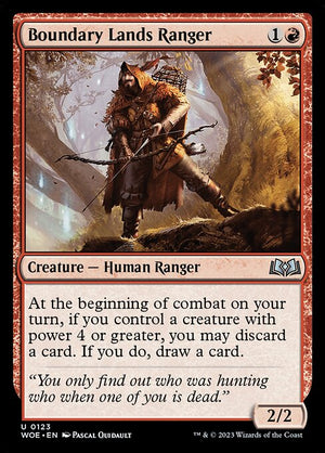 Boundary Lands Ranger (123) [Wilds of Eldraine]