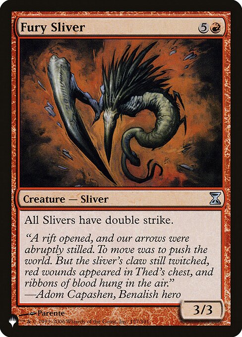 Fury Sliver (TSP-157) [The List]
