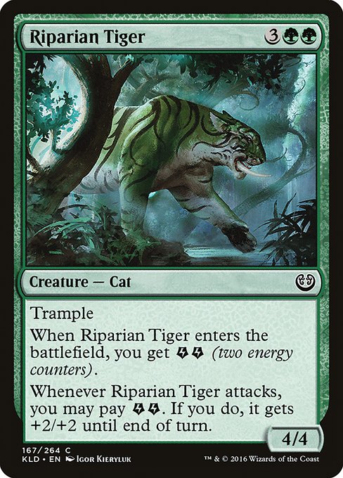 Riparian Tiger (167) [Kaladesh]