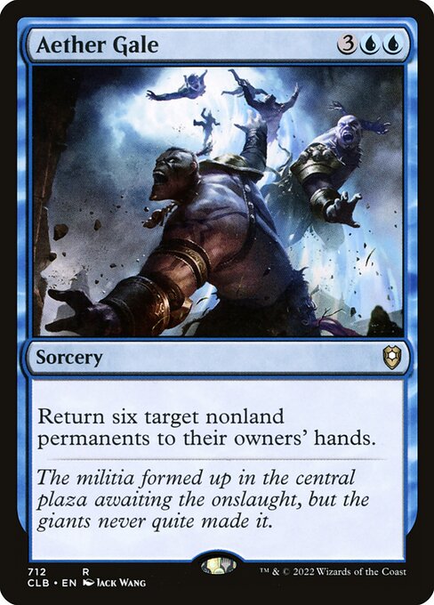 Aether Gale (712) [Commander Legends: Battle for Baldur's Gate]