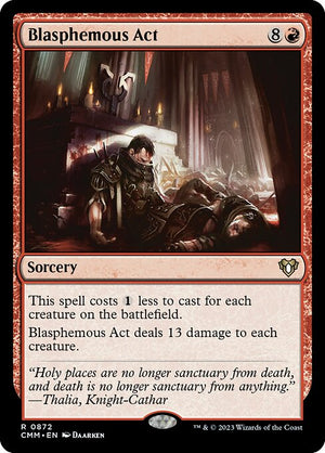 Blasphemous Act (872) [Commander Masters]