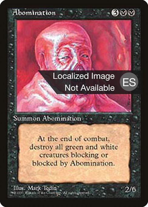 Abomination (117) [Fourth Edition Foreign Black Border]