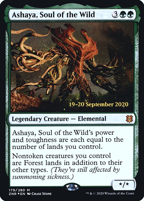 Ashaya, Soul of the Wild (179s) [Zendikar Rising Promos]