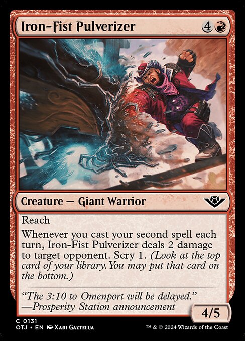 Iron-Fist Pulverizer (131) [Outlaws of Thunder Junction]
