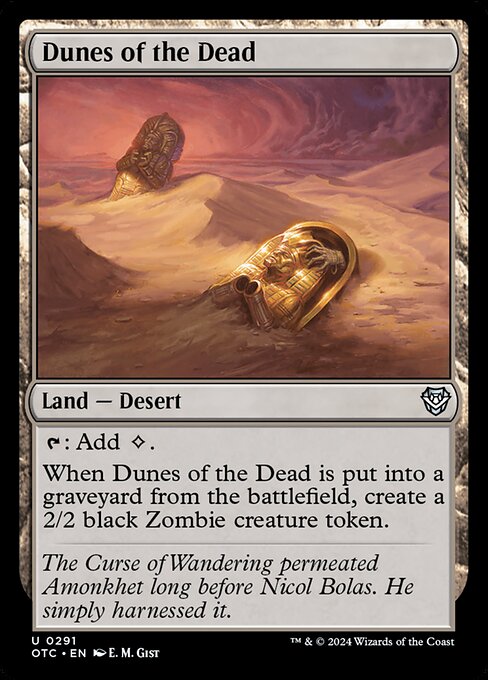 Dunes of the Dead (291) [Outlaws of Thunder Junction Commander]
