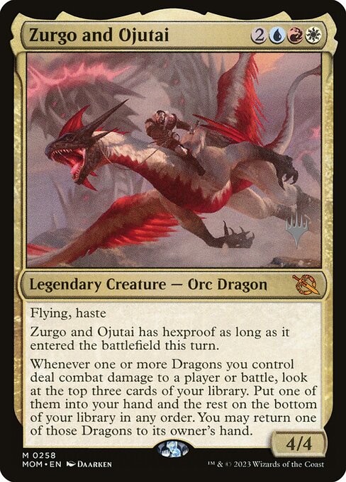 Zurgo and Ojutai (258p) [March of the Machine Promos]