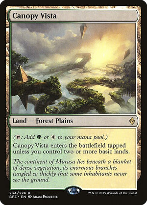 Canopy Vista (234p) [Battle for Zendikar Promos]