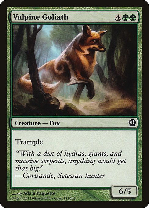 Vulpine Goliath (183) [Theros]