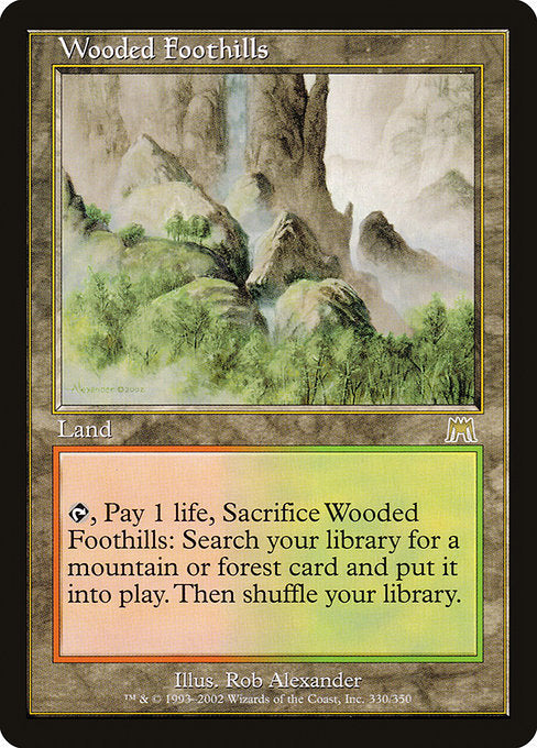 Wooded Foothills (330) [Onslaught]