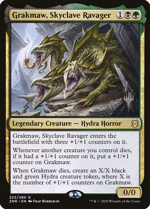 Grakmaw, Skyclave Ravager (223p) [Zendikar Rising Promos]