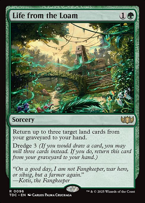 Life from the Loam (96) [Tarkir: Dragonstorm Commander]