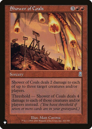 Shower of Coals (ODY-221) [The List]
