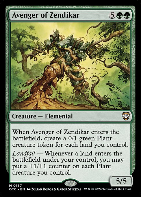 Avenger of Zendikar (187) [Outlaws of Thunder Junction Commander]