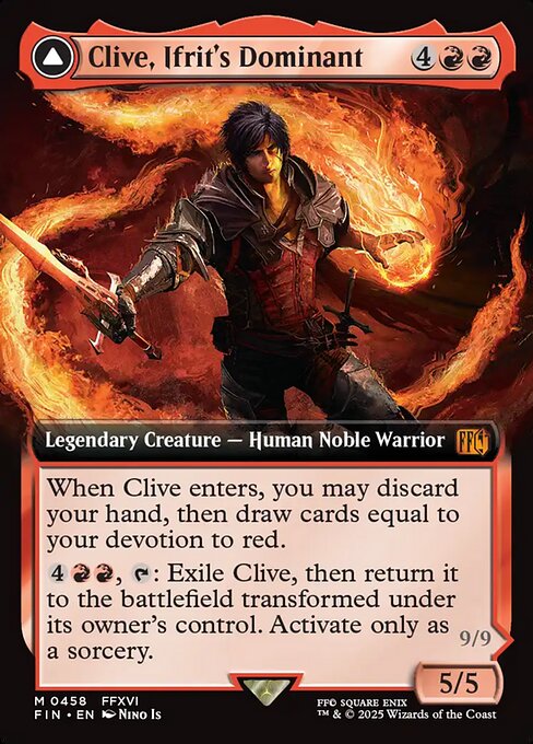 Clive, Ifrit's Dominant // Ifrit, Warden of Inferno (458) [Final Fantasy]