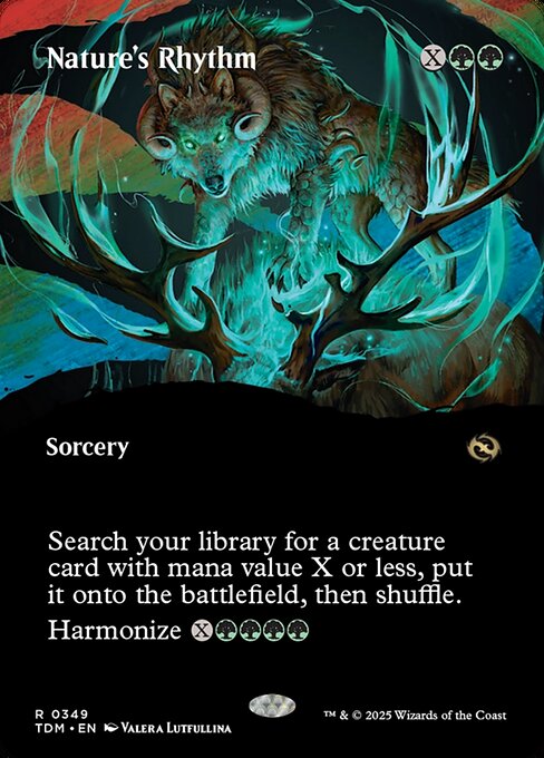 Nature's Rhythm (349) [Tarkir: Dragonstorm]