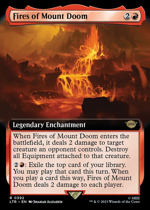 Fires of Mount Doom (392) [The Lord of the Rings: Tales of Middle-earth] [Extended Art]