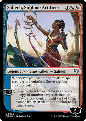 Saheeli, Sublime Artificer (935) [Commander Masters]
