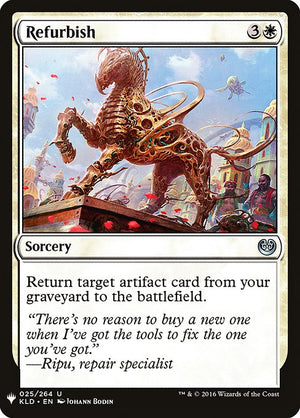 Refurbish (KLD-25) [The List]