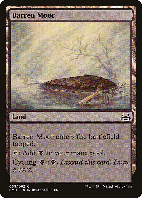 Barren Moor (58) [Duel Decks Anthology: Divine vs. Demonic]