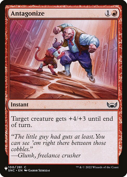 Antagonize (SNC-100) [The List]