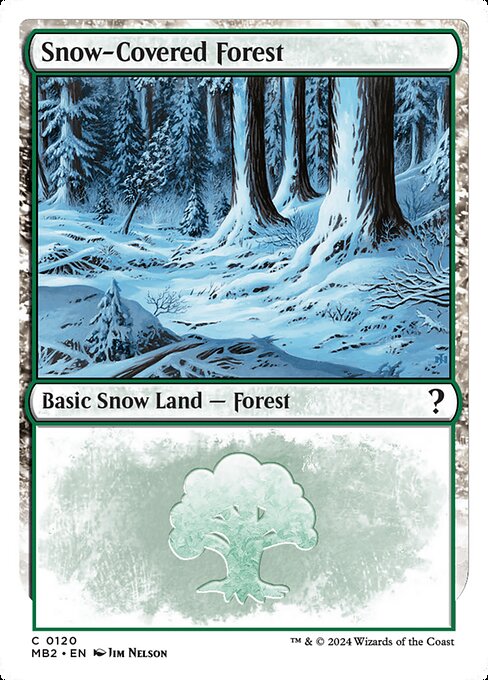 Snow-Covered Forest (120) [Mystery Booster 2]