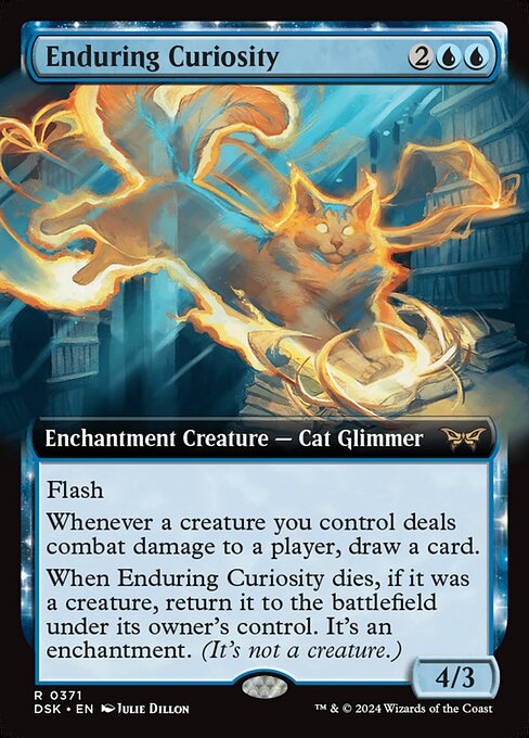 Enduring Curiosity (371) [Duskmourn: House of Horror]