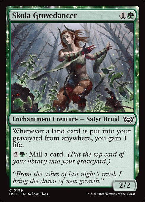 Skola Grovedancer (199) [Duskmourn: House of Horror Commander]