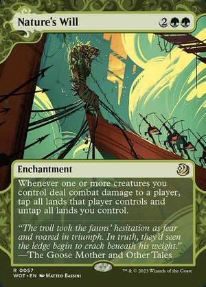 Nature's Will (57) [Wilds of Eldraine: Enchanting Tales] [Showcase, Borderless]