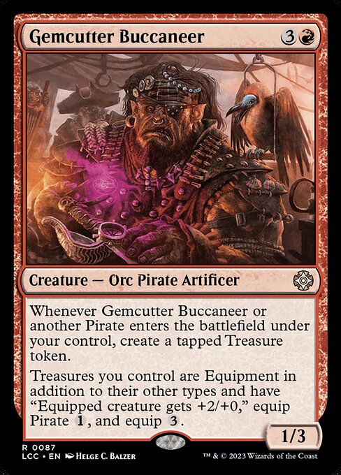 Gemcutter Buccaneer (87) [The Lost Caverns of Ixalan Commander]