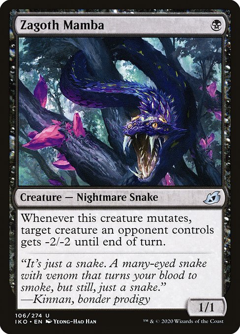 Zagoth Mamba (106) [Ikoria: Lair of Behemoths]