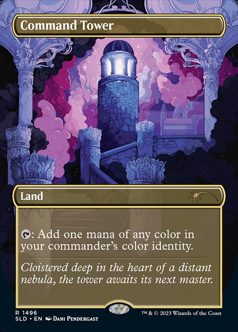 Command Tower (1496) [Secret Lair Drop] [Borderless]