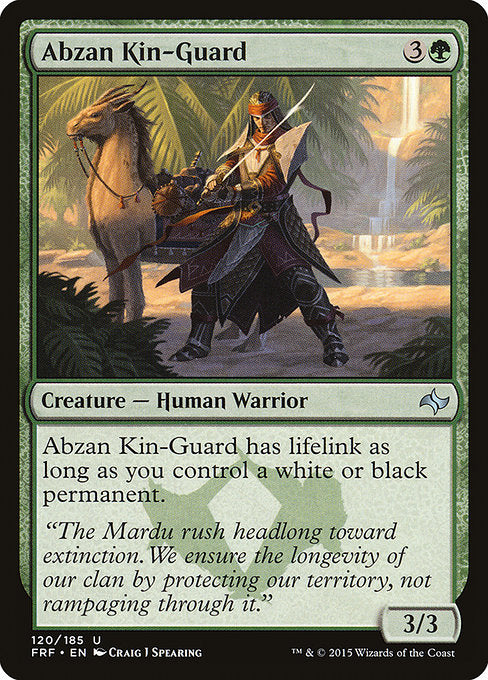 Abzan Kin-Guard (120) [Fate Reforged]