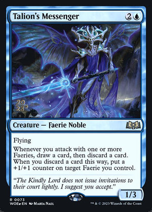 Talion's Messenger (73s) [Wilds of Eldraine Promos]
