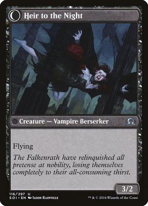 Heir of Falkenrath // Heir to the Night (116) [Shadows over Innistrad] Reverse