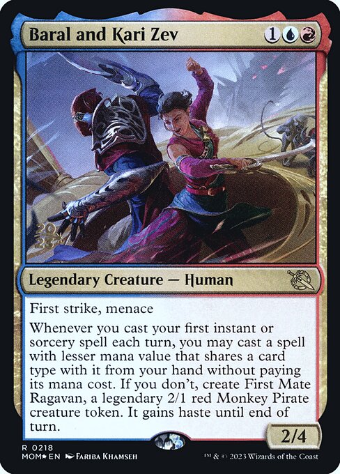 Baral and Kari Zev (218s) [March of the Machine Promos]
