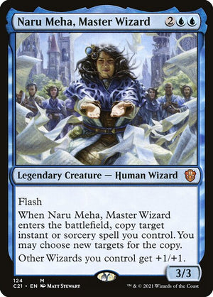 Naru Meha, Master Wizard (124) [Commander 2021]