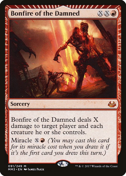 Bonfire of the Damned (91) [Modern Masters 2017]