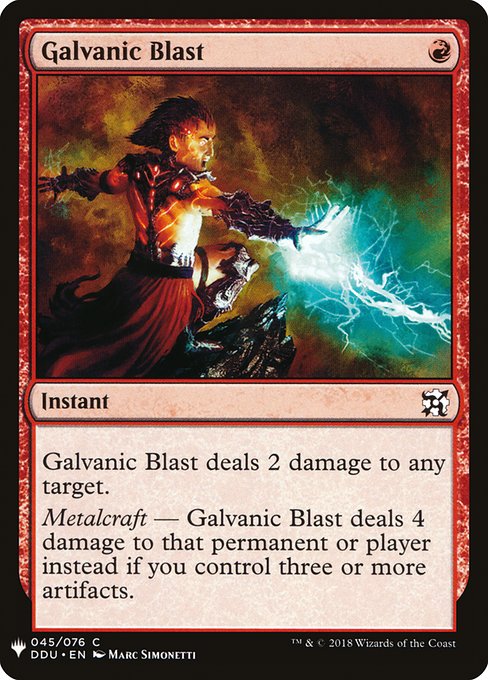 Galvanic Blast (DDU-45) [The List]