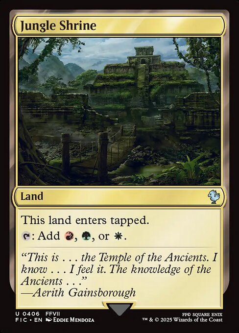 Jungle Shrine (406) [Final Fantasy Commander]