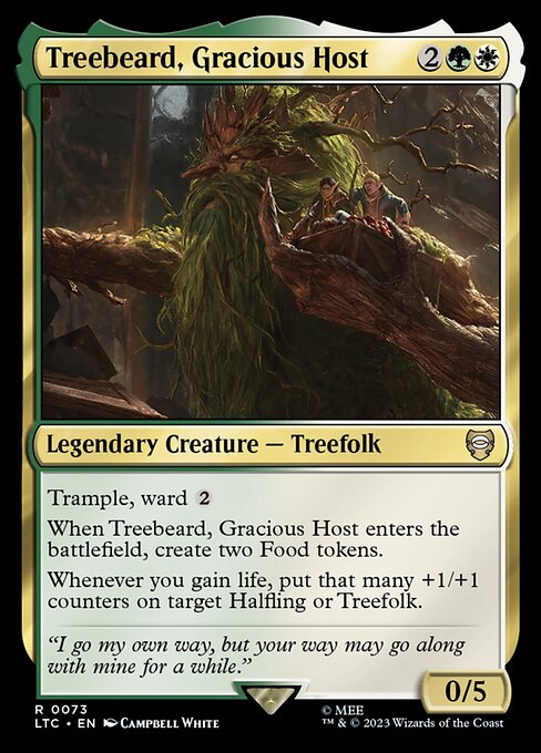 Treebeard, Gracious Host (73) [Tales of Middle-earth Commander]
