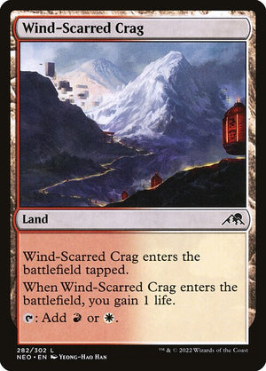 Wind-Scarred Crag (282) [Kamigawa: Neon Dynasty]