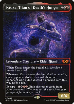 Kroxa, Titan of Death's Hunger (49) [Multiverse Legends] [Showcase]
